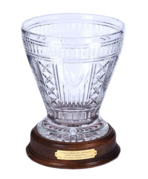 waterford crystal trophy.